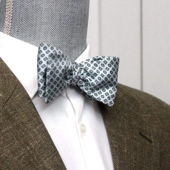 NWT Men's bow tie Silk Self - tied Bow tie Gift Box S387 Christmas gift - Picture 1 of 8